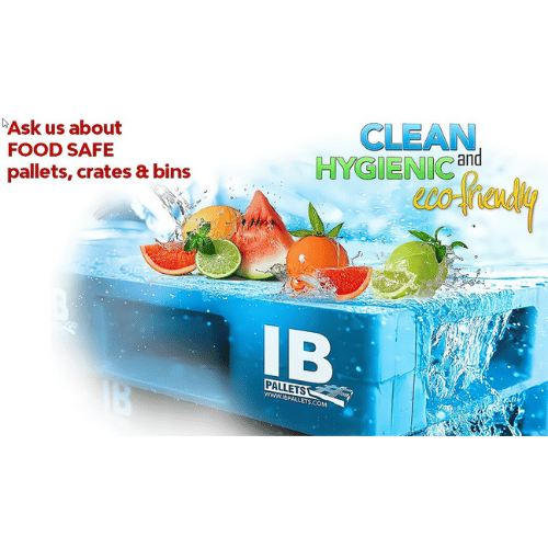 Hygienic plastic pallet